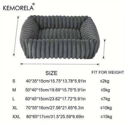 Cama Ortopédica Luxuosa para Cães - Colchão com Suporte de Alta Resiliência para Todas as Estações, Cama Macia para Animais de Estimação de Porte Médio e Grande, para Quarto