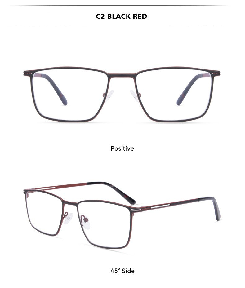 Óculos de Leitura KANSEPT Plus para Homens Lente de Vidro Transparente Óculos de Grau Feminino Lentes de Miopia Armações de Óculos