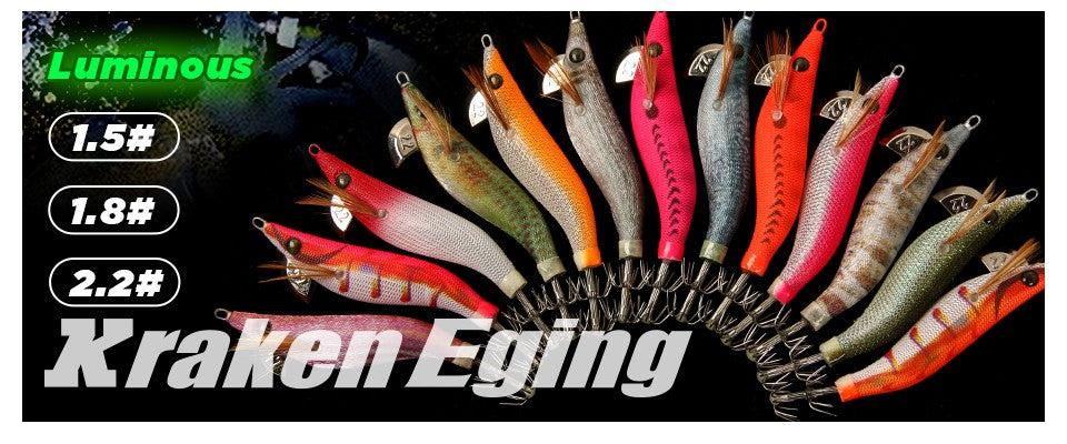 LETOYO 2PCS EGI Luminoso para ponta de corrida isca de lula TR Sinker peso eging para Polvo Tinta Choco acessórios de pesca marítima