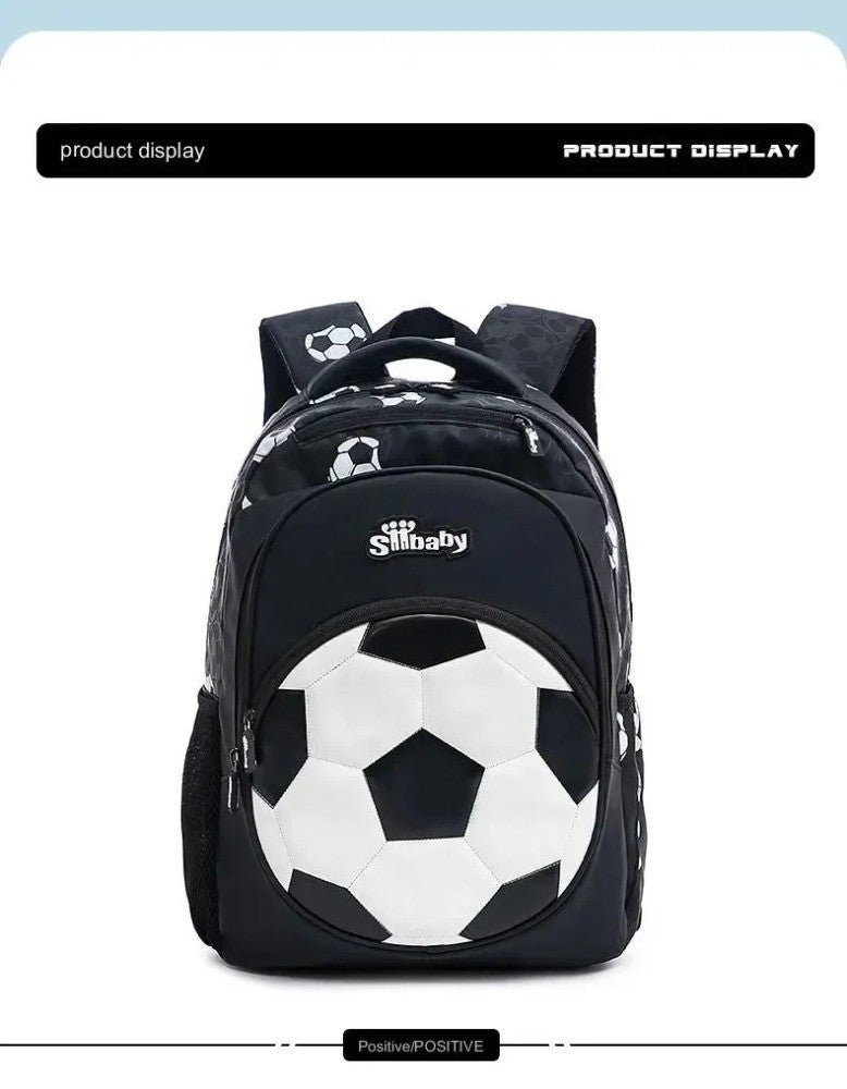Mochila Infantil Menino Futebol Escolar Anime para Crianças Adolescentes Viagem Mochila Escolar