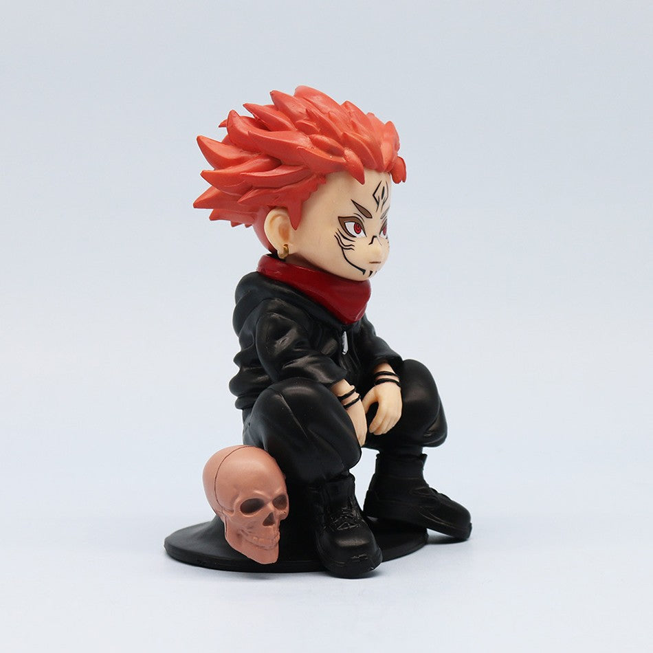 3 Estilos Jujutsu Kaisen Anime Figure Satoru Gojo Action Figure Lord of the Curse Sukuna Figurine Coleção Modelo Boneca Brinquedos