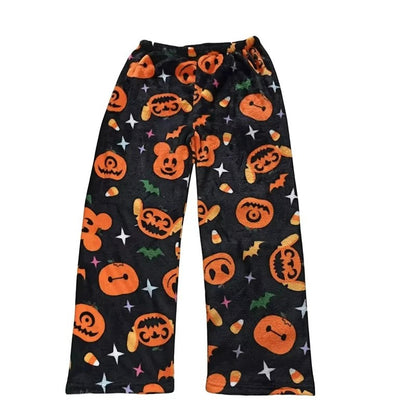 New Anime Stitch Pajama Pants Halloween Fashion  Pajama Trousers men's Home Pants Autumn Winter Loungewear Trouser