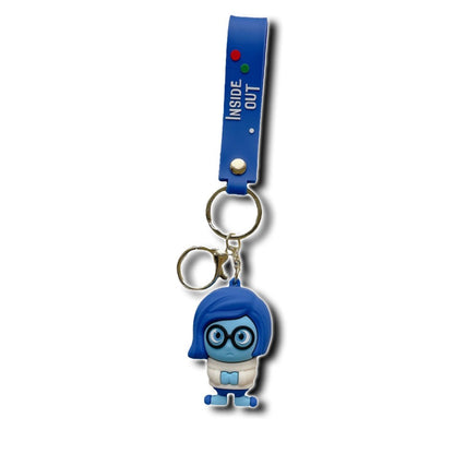 30 Peças/Conjunto Atacado Chaveiro Divertida Mente 2 Boneco de Personagem de Desenho Animado Fofo Chaveiro Pingente de Boneca de Personagem de Filme para Presente Infantil