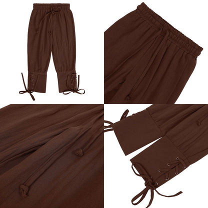 Cosplay Costumes for Children Ruffled Pirate Knights  Pants SetHalloween Medieval Renaissance Victorian Era Vampire