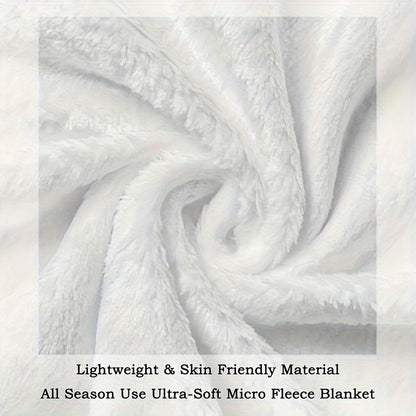 Heavyweight  Flannel | Festive Gift Selectio | Soft and delicate | Keep warm | Room Decor Blanket, Camping Stuff