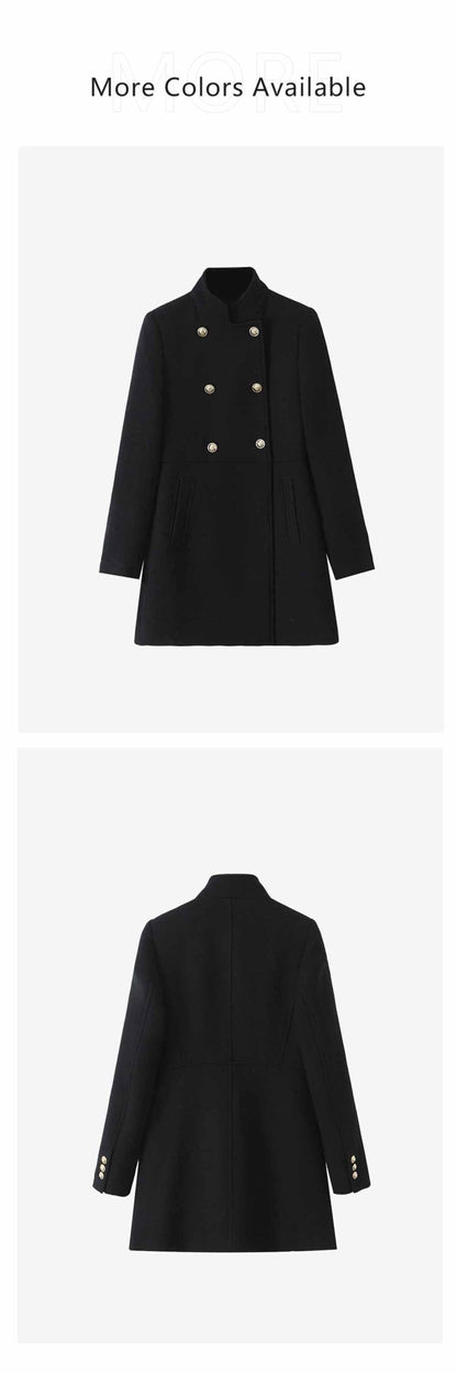 Autumn/Winter New Product Fashion Casual Women's Wear Double breasted Loose Versatile Coat Coat