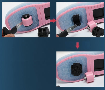 Kids Sneakers USB Recharge Light Up Skates Shoes Boys Girls Casual Skateboarding Shoe Roller Skate Outdoor Sports Shoes With LED