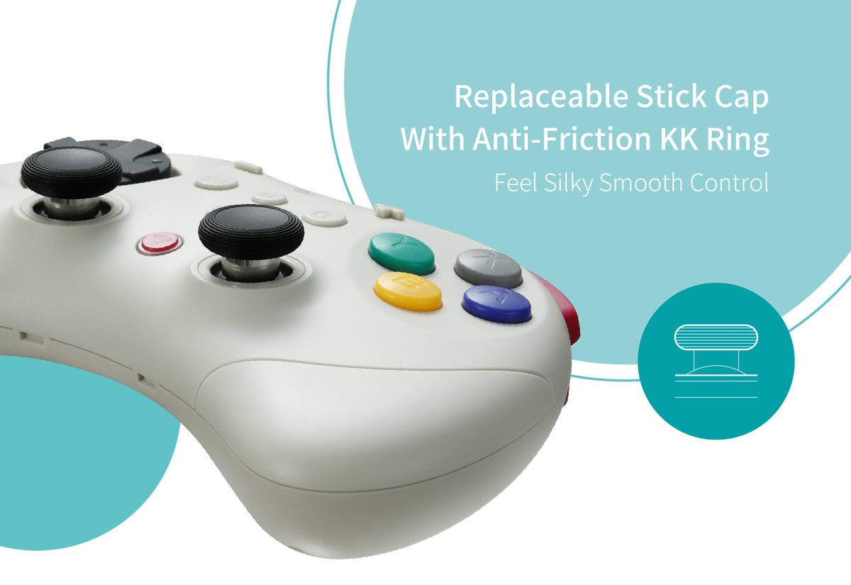 GuliKit NS59 Elves 2 Pro Wireless Gaming Controller with Hall Joystick for Nintendo Switch 1/2/ Android/PC/IOS/Windows Gamepad