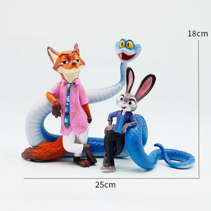 2025 Novo Filme Popular Zootopia 2 Periférico Boneco de Ação de Alta Qualidade Judy Nick PVC Brinquedo Estoque Limitado Frete Grátis