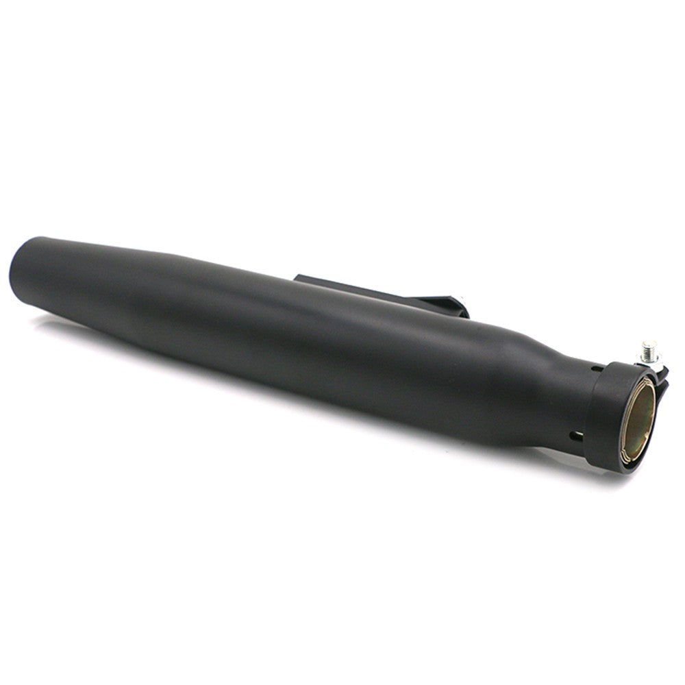 Black Silver Universal Motorcycle Cafe Racer Exhaust Pipe with Sliding Bracket Muffler For Harley Cafe Racer Custom