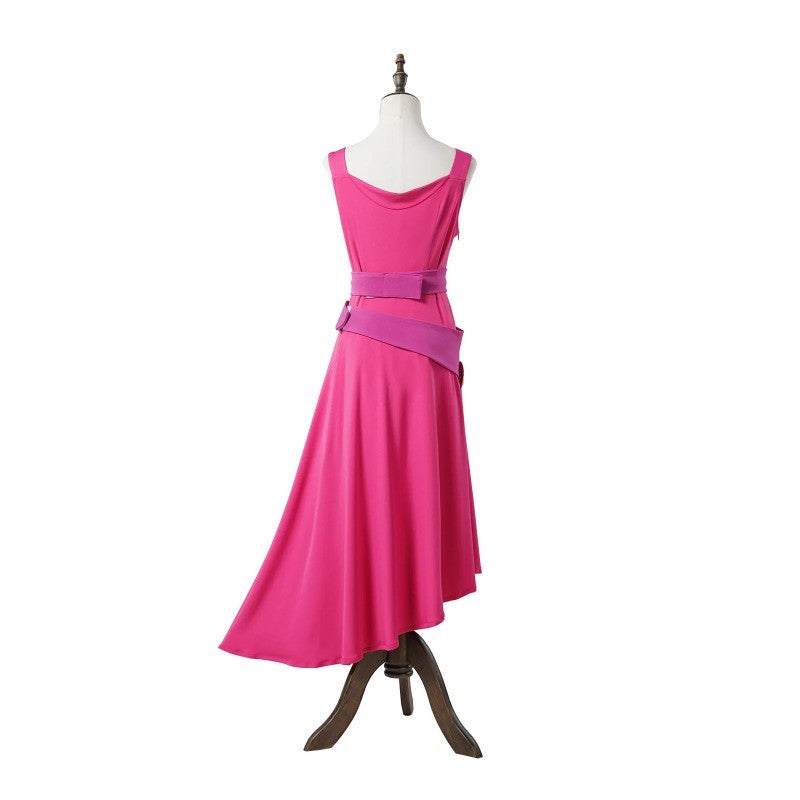 Anime Megara Hades Hercules Cosplay Costume Megara Pink Dress Strongman Jumpsuit Cape Hades Long Robe Halloween Carnival Suit