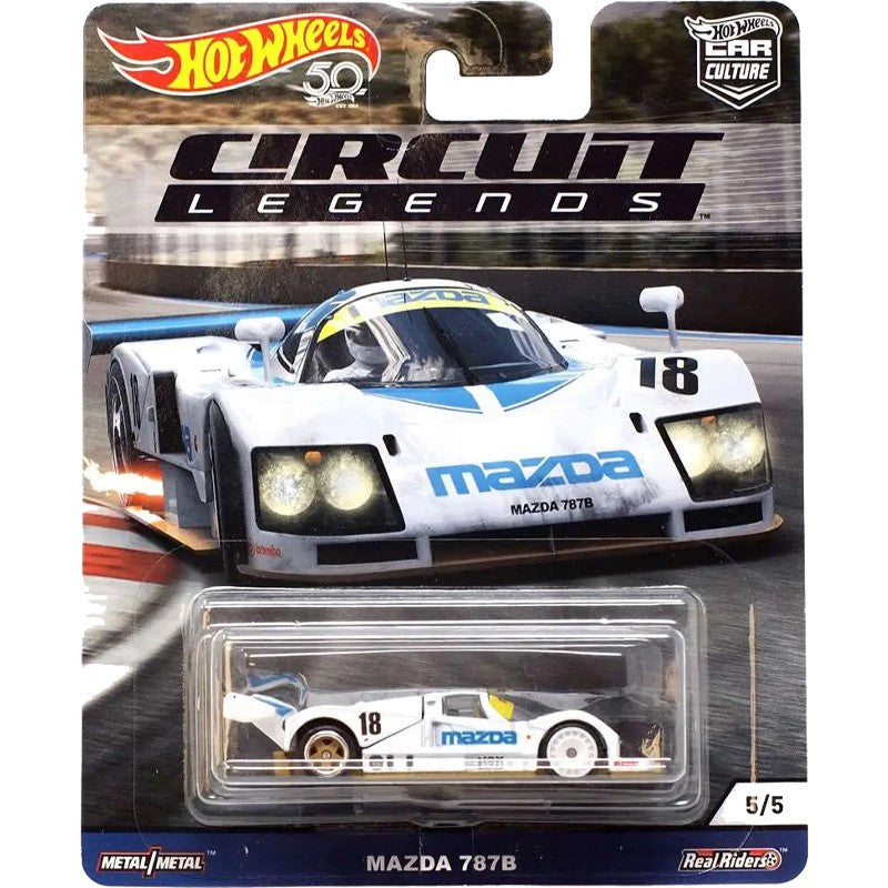 Hot Wheels  Premium Car Culture Mazda 787B Series Collectible 1:64 Scale Die-Cast Vehicle Model Cars