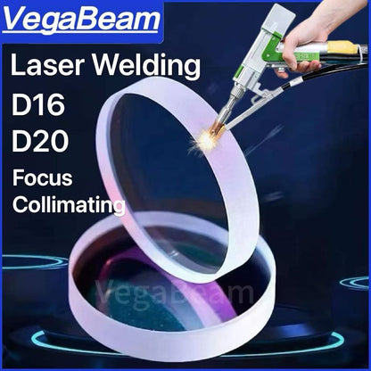 Lente de Colimação e Focagem para Soldagem a Laser D20x4.5 F150 F200 D16x5 F50 F60 SUP20S SUP21T SUP23S/T para Soldagem Portátil WSX HW QiLin