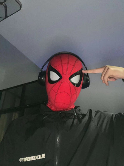 Promoção Máscara Capacete Homem-Aranha Espetacular da Marvel Colecionável Cosplay com Olhos Luminosos e Controle de Anel Elétrico