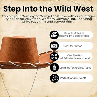 Fantasia Woody Jessie Cosplay Felt Hat Cap Adult Roleplay Props Fancy Dress Up Halloween Carnival Costume Accessories Gifts