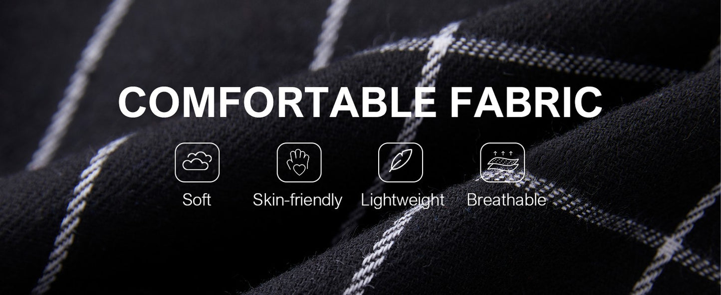 3pcs Mens Pajamas Pants with Pockets Flannel Soft Warm Plaid Pajamas Bottoms Autumn and Winter Daily Loungewear Sleepwear