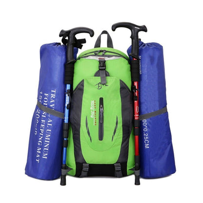 Mochila Grande Impermeável 40L para Camping, Caminhada, Viagem, Excursão – Nylon Durável