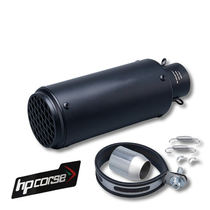 Universal 51mm motorcycle exhaust inox muffler carbon fiber exhaust for z900 R3 R25 MT07 MT09 R1 Z400 Z650