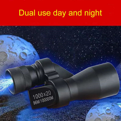 Telescópio Profissional Portátil Infantil Mini Externo 1000X20 à Prova de Choque com Pano de Limpeza para Observação de Pássaros Turismo