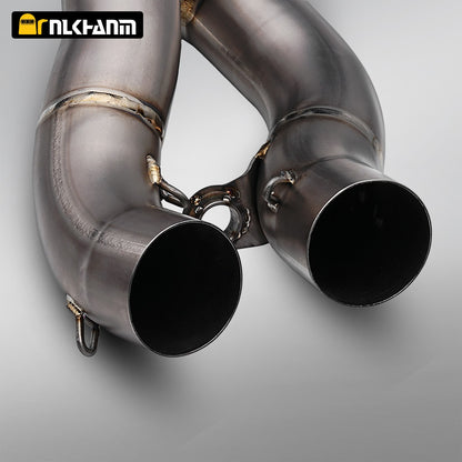 For Panigale V4 Streetfighter V4 V4S Motorcycle Exhaust Escape System Slip On Link Pipe Carbon fiber cover muffler 2018-2024