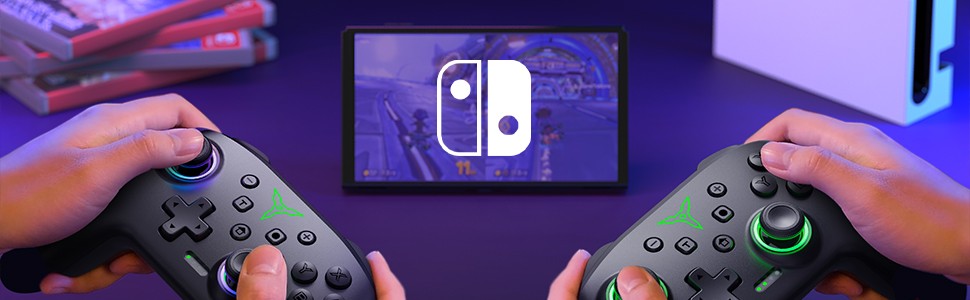BEBONCOOL Wireless Controller for Switch 2 with Joystick Double Vibration Compatible for Switch OLED/Lite Switch Remote Gamepad