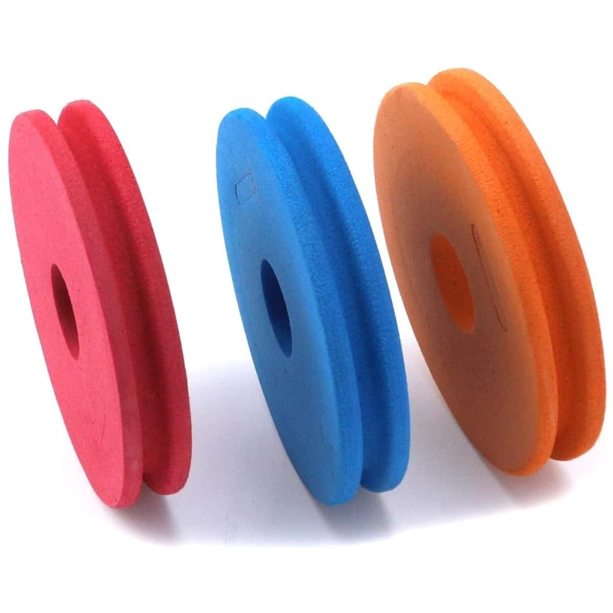 10/20 carretéis de espuma para pesca 4,5 cm/12 cm, suporte para linha de pesca arredondado, gancho de armazenamento?cor aleatória?