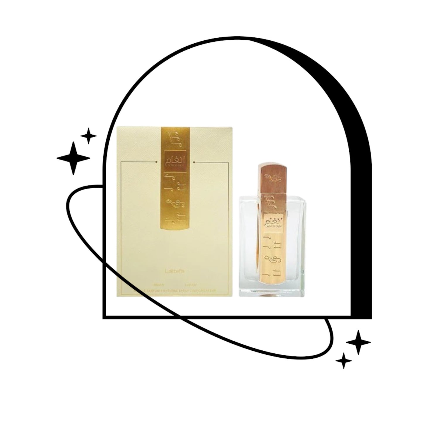 Lattafa Angham Eau De Parfum 3.4oz – Long Lasting Unisex Perfume, Warm Floral Amber Luxury Gift