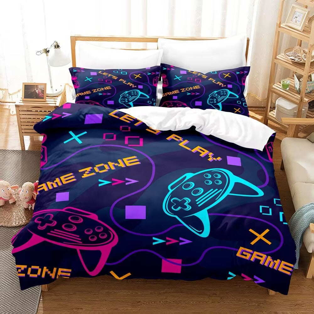 Anime Solo Leveling 3D Printed Bedding Set Comforter Duvet Cover King Queen Twin Size Birthday Gift Adult Boy Bedroom Decoration