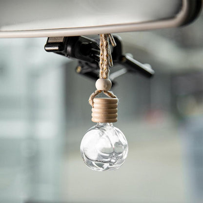 Car Essential Oil Diffuser Empty Glass Perfume Bottles Car Air Freshener Perfume Bottle Aromatherapy Fragrance Essential Oil