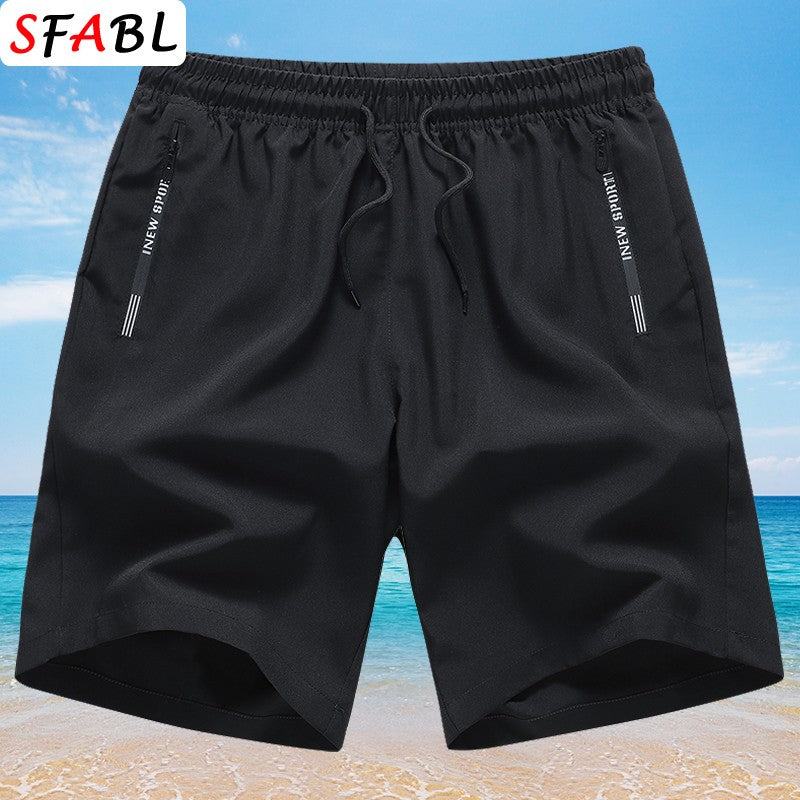 New Summer Casual Men's Shorts Quick-drying Elastic Running Gym Fitness Shorts Men Beach Short Pants Male Breathable Boardshorts