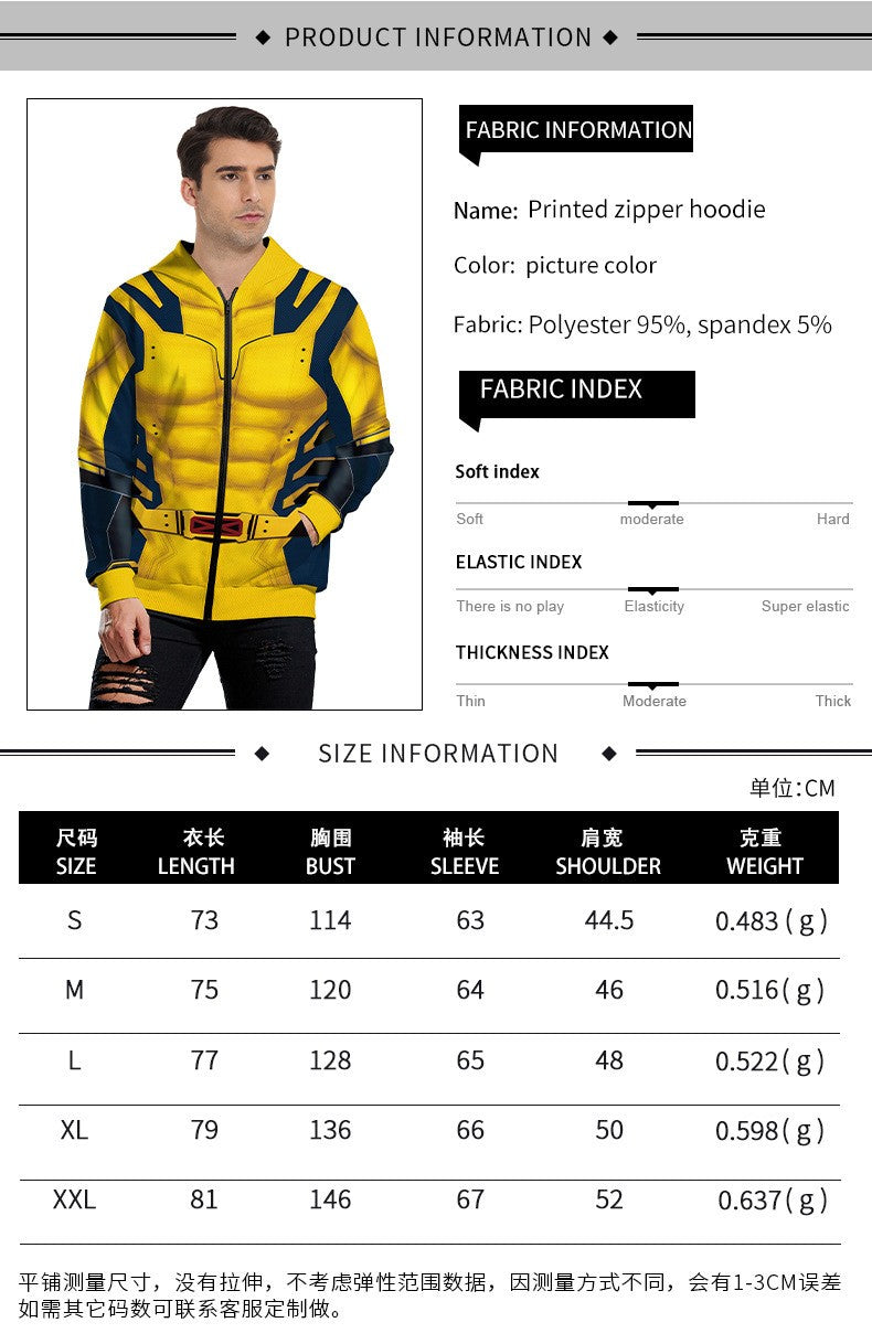 super-héros hommes film Deadpool Wolverine Cosplay Costumes Hallloween combinaison Performance fête Zentai body