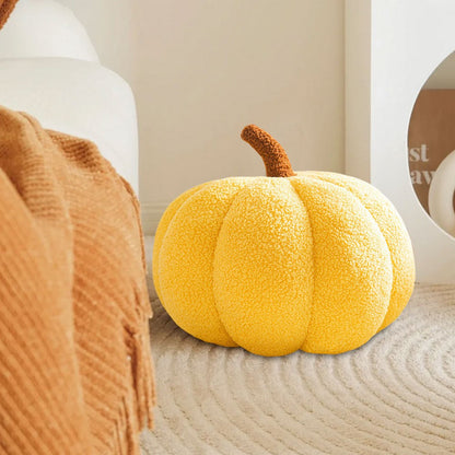 20/28CM Halloween Simulated Pumpkin Pillow 3D Pumpkin Shaped Pillow Stuffed Throw Pillow Holidays Props Decorative Throw Pillow