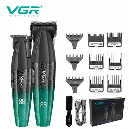 VGR Hair Clippers Professional Hair Trimmers Rechargeable Body Trimmer Electric Clippers Adjustable Hair Clippers Men V-640 s3