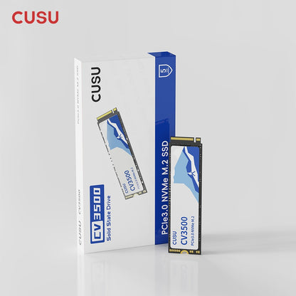 SSD CUSU 512GB 1TB 2TB NVMe M2 PCIe3.0 M.2 2280 Unidade de Estado Sólido para Notebook Desktop