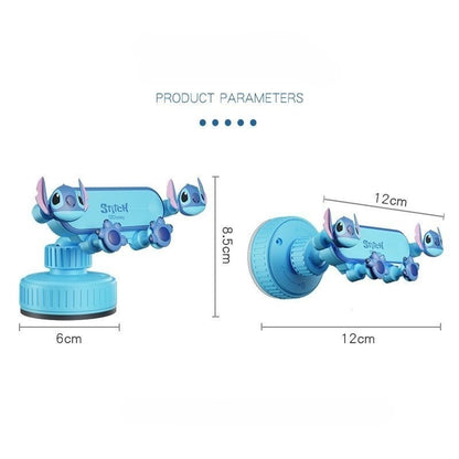 Suporte para Celular Stitch Desenho Universal para Carro Ventosa Suporte de Navegação Acessórios Fofos para Carro Decoração Suporte GPS Móvel