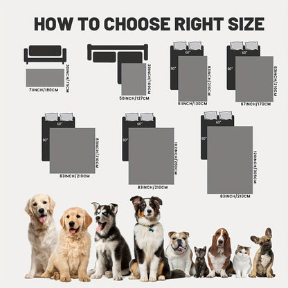 Capa Anti Vazamento e Antiderrapante para Cama de Cachorro, Manta para Sofá, Tapete para Cama de Animais de Estimação, Protetor de Colchão para Carro, Capa de Sofá para Gatos e Cães
