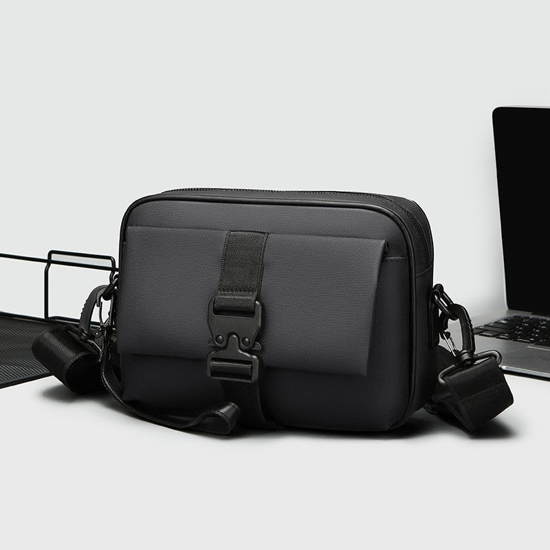 High Quality Soft PU Leather Men's Shoulder Bag Fashion Small Handbag Casual Male Day Clutch Bag