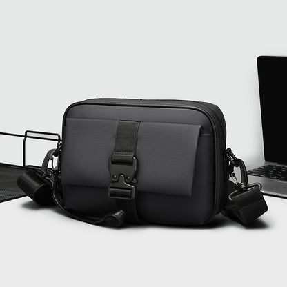 High Quality Soft PU Leather Men's Shoulder Bag Fashion Small Handbag Casual Male Day Clutch Bag