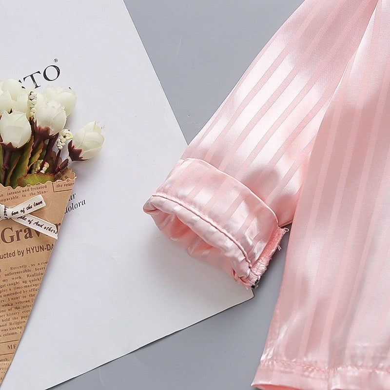 Conjunto de Roupas de Bebê Primavera Outono Meninos Pijama Infantil Camisa Manga Longa Calça 2 Peças/Conjuntos Roupa de Dormir para Crianças Fantasia Infantil