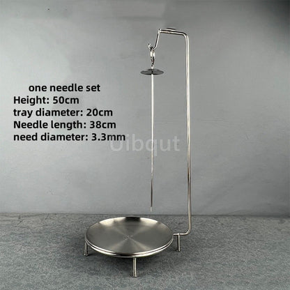 Kebab Barbecue Rack BBQ Cookware Roaster Rack Grill Vertical Stand Spanish outdoor BBQ Skewer Rack for Picnic Party Meat Sausage