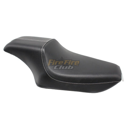 Banco de Couro PU para Motocicleta, Assento Dianteiro e Traseiro para Piloto e Passageiro Harley Sportster XL iron 883 1200 48 Forty-eight 2004-2016