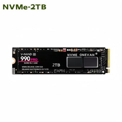2025 SSD 990 1080 Pro M2 NVME 1T 2T 4T Unidade de Disco Rígido de Alto Desempenho para PC PS5 Portátil e Desktop