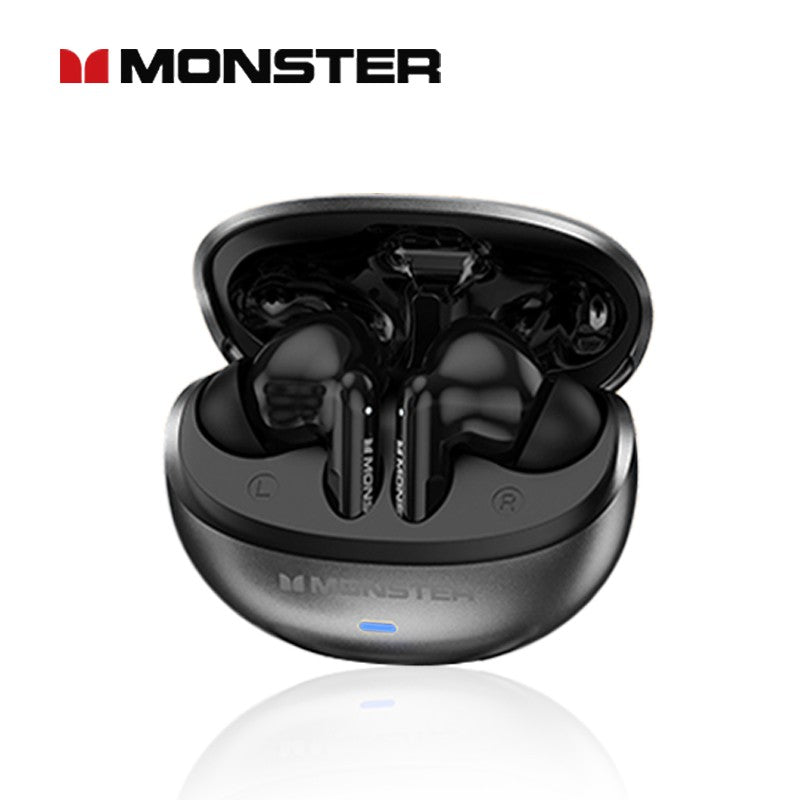 Monster MQT39 Wireless Bluetooth 6.0 Earphones TWS Hifi Stereo Wireless Headphones Gamer Headset Noise Reduction Sports Earbuds