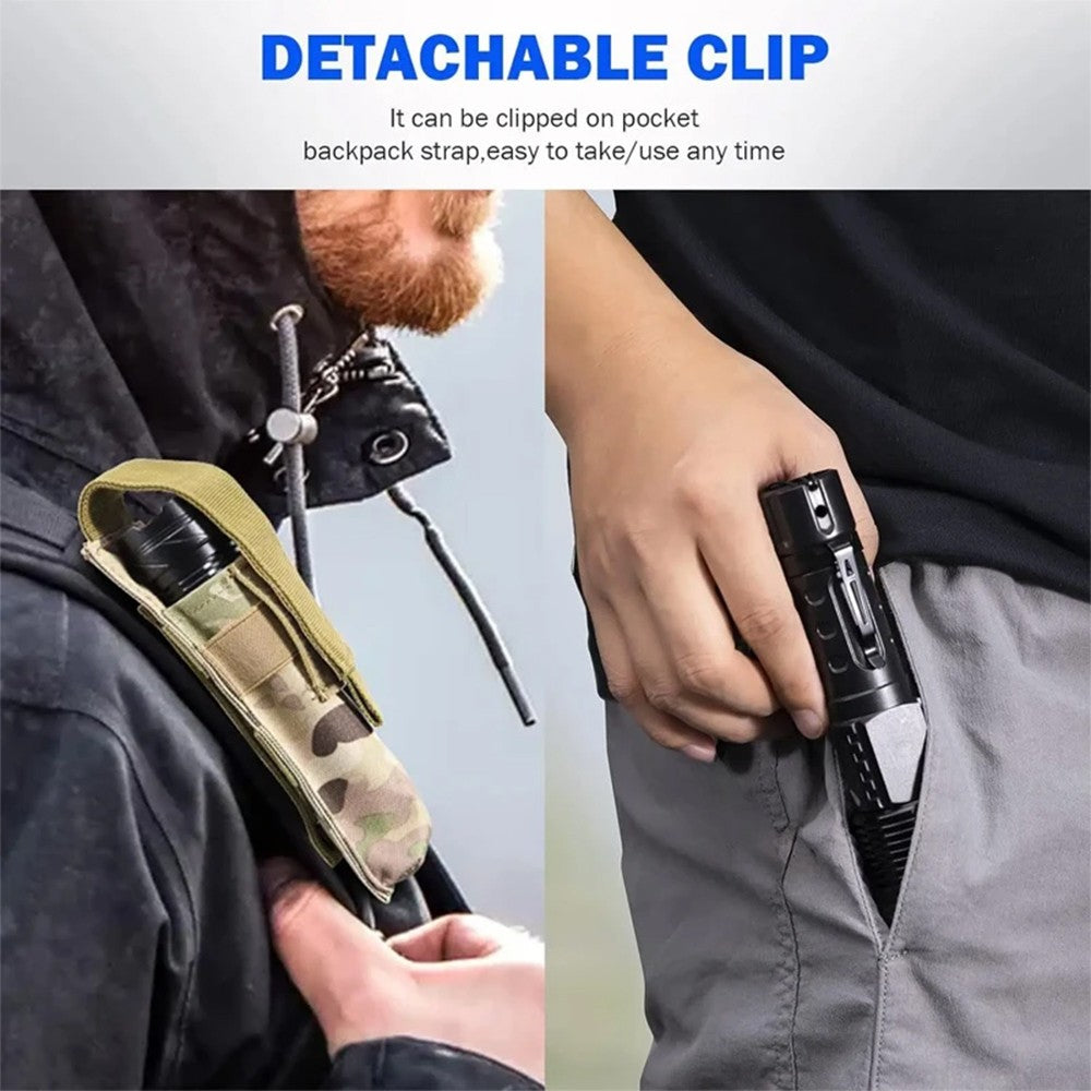 4PACK Super Bright Rechargeable LED Flashlight Zoom Tactical LED Light for Hiking Camping Fishing Lantern Built in 18650 Battery