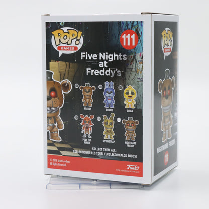 Funko POP Original Five Nights at Freddy's Nightmare Freddy Boneco Colecionável Enfeite de Mesa Presente para Meninos Meninas Crianças