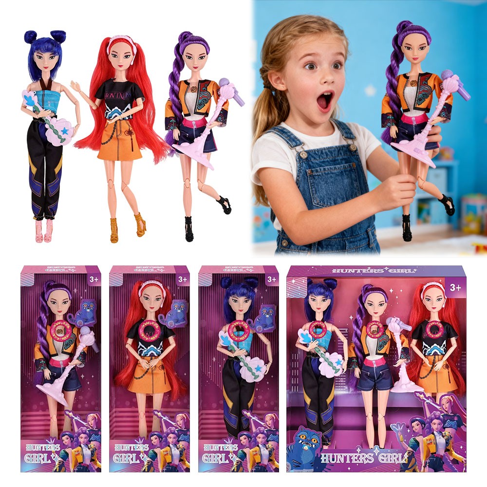 2026 NOVO Anime KPop Caçadores de Demônios Boneca de Vinil Brinquedo Rumi Mira zoi Personagem Máscara de Vinil Estatueta Presente de Aniversário Presentes para Fãs de Clubes