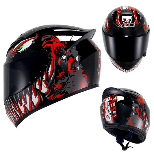 Motorcycle For Venom Helmet Unisex DOT Helmet cruise retro Motocross Full Face Helmet riding Helmet Casco Capacete