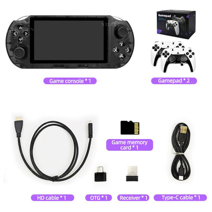 VILCORN SF3000 HD Handheld Game Console for PS1 MAME Retro Emulator 4.5 inch FHD Portable Gaming Machine Christmas Gift