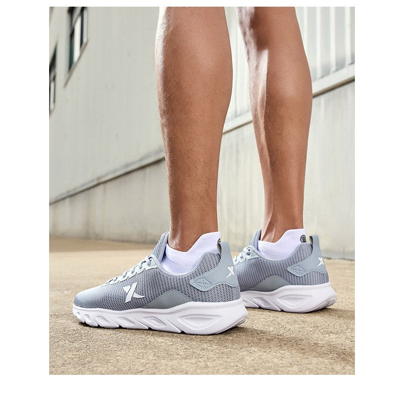 Tênis de Corrida Masculino Xtep Primavera 2025 Calçado Esportivo Absorvente de Suor Tênis Esportivo Esportivo Resistente ao Desgaste com Estabilidade 880119115131