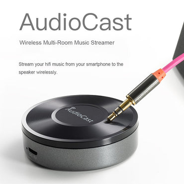 Wireless Wifi Music Audio Streamer Receiver Audiocast Ieast pPlay M5 DLNA For Airplay Audio Music Adapter Multi Room Streams